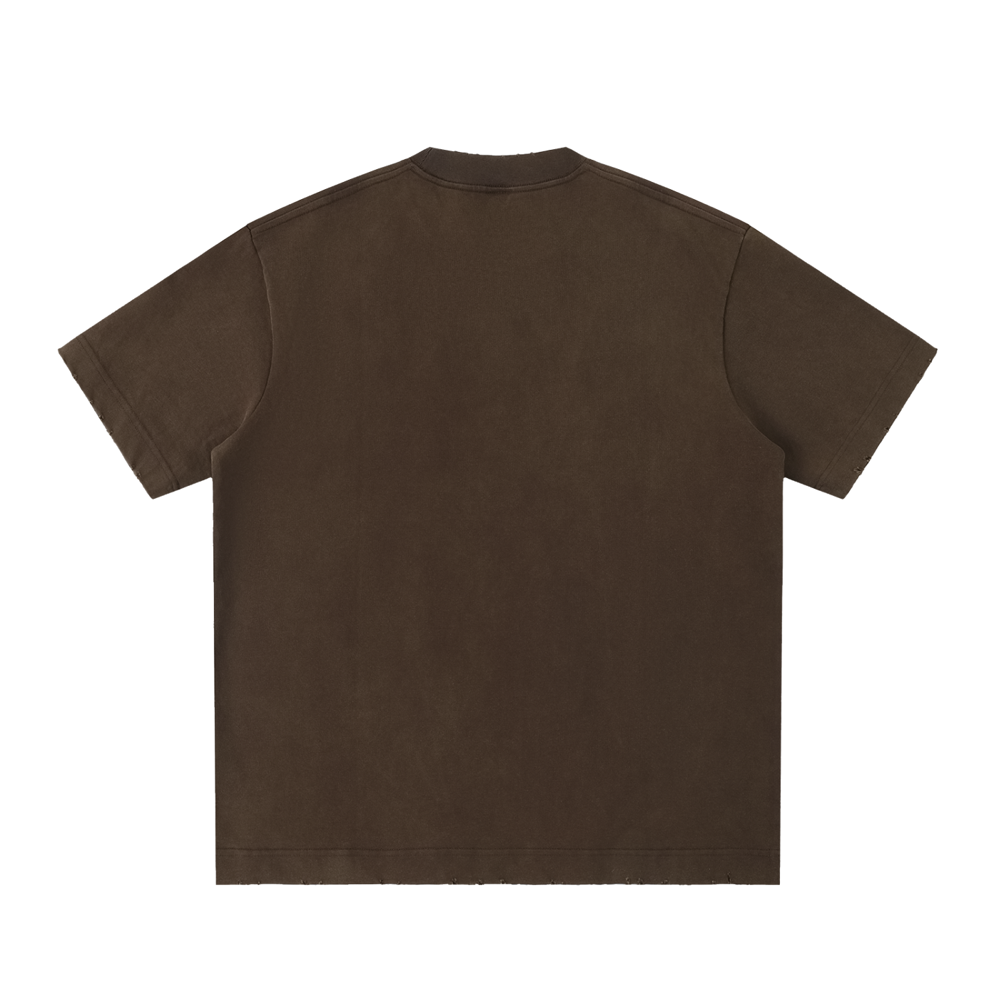 Heavyweight Vintage Washed Frayed T-Shirt