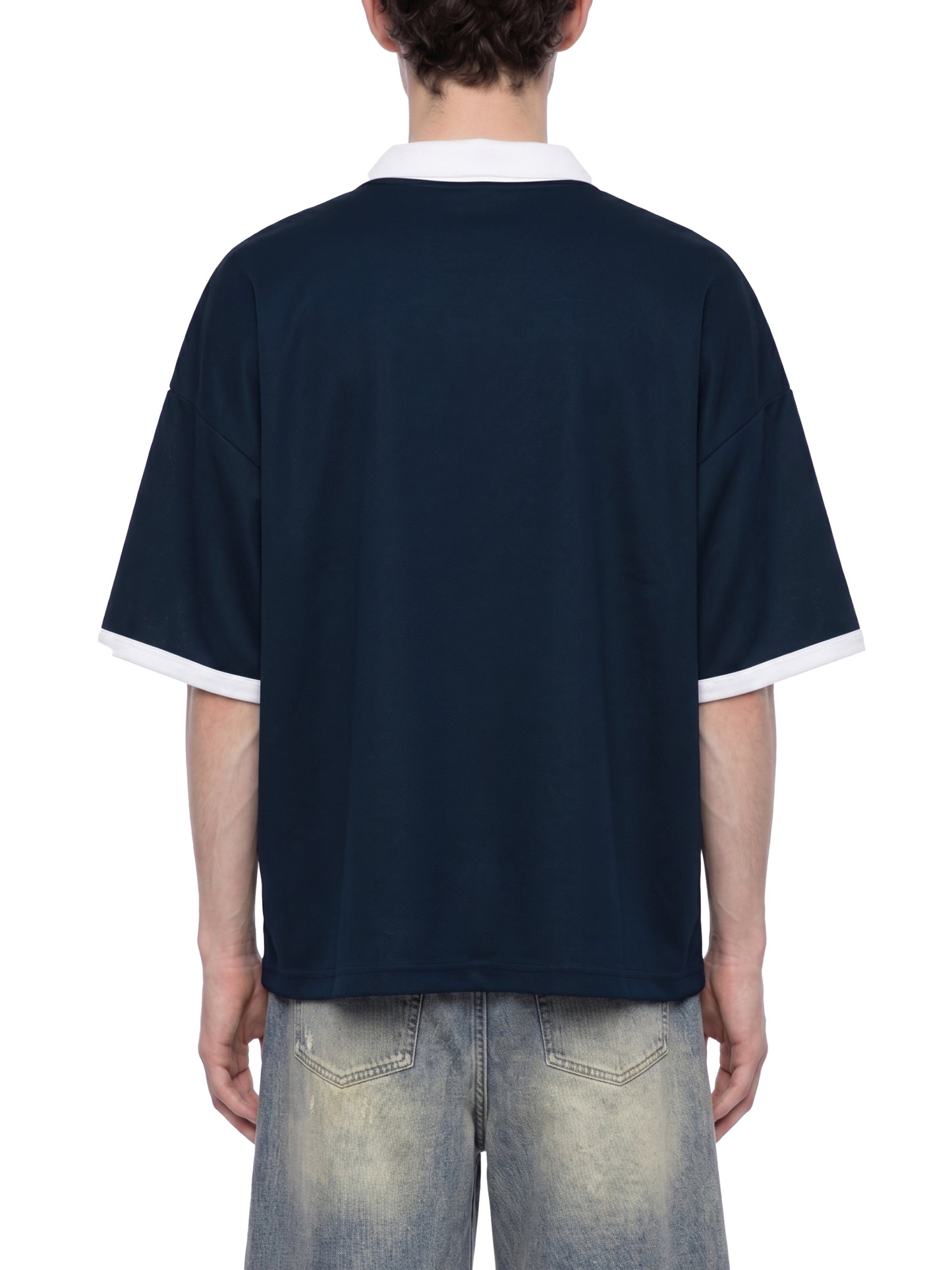 Unisex True Hearts Only Piping Boxy Soccer Jersey