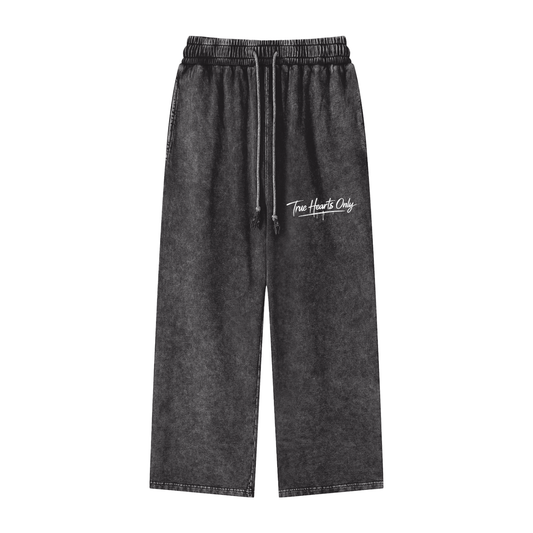 True Hearts Only Snow Washed Straight Leg Pants