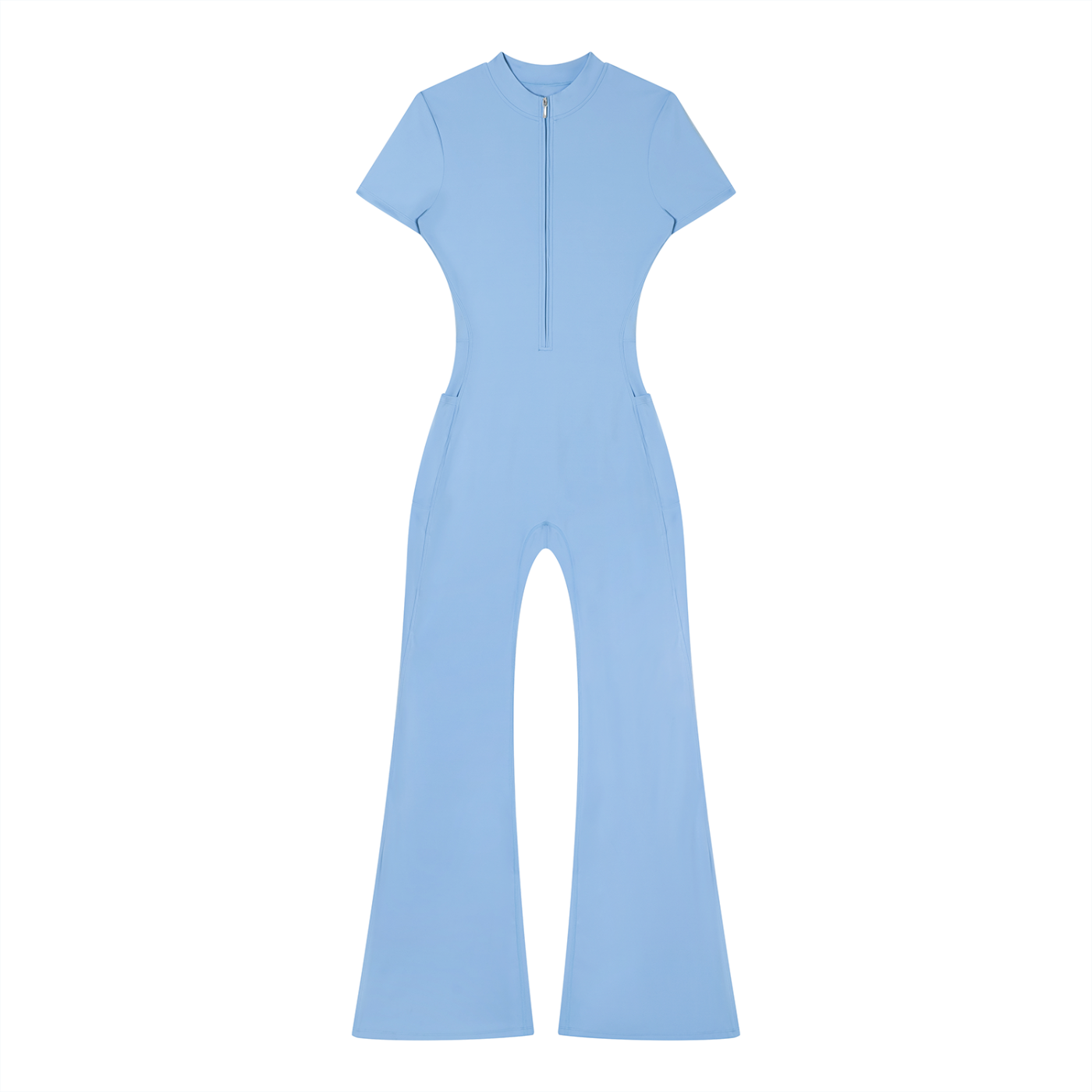 Women’s T.H.O Tight Flared Leg Quarter-Zip Jumpsuit