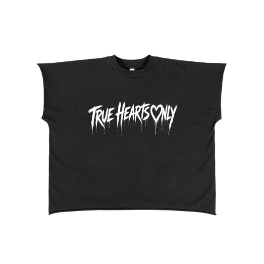 Raw Edge Boxy Non-Shrink T-Shirt