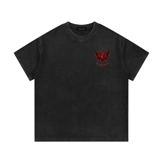 Mineral Wash Waffle Knit T-Shirt
