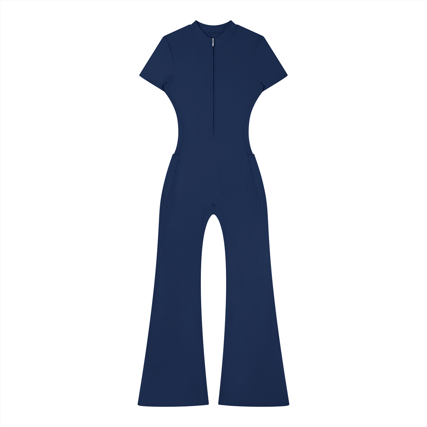 Women’s T.H.O Tight Flared Leg Quarter-Zip Jumpsuit