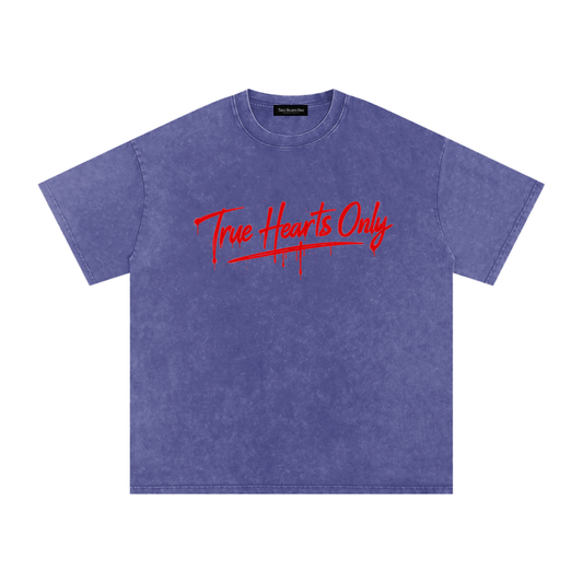 Snow Washed True Hearts Only T-Shirt