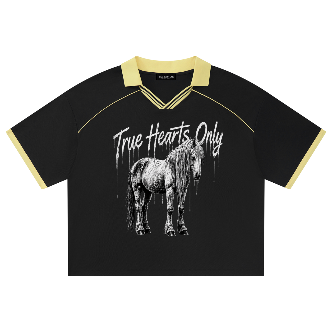 Unisex True Hearts Only Piping Boxy Soccer Jersey