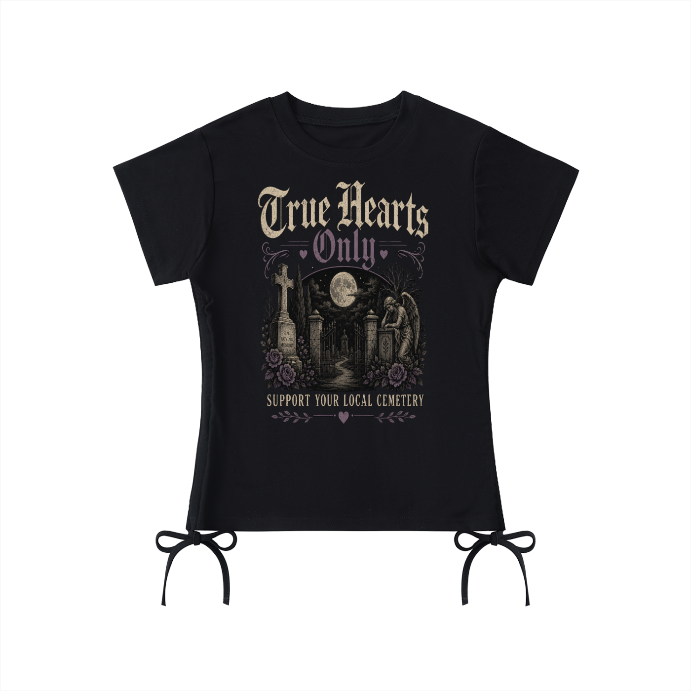 True Hearts Only Drawstring T-Shirt