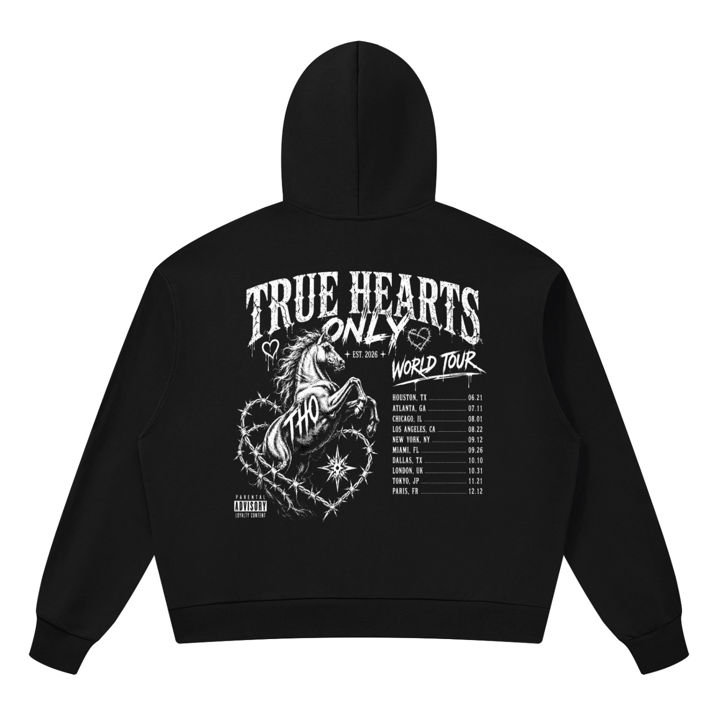 True Hearts Only Tour Hoodie