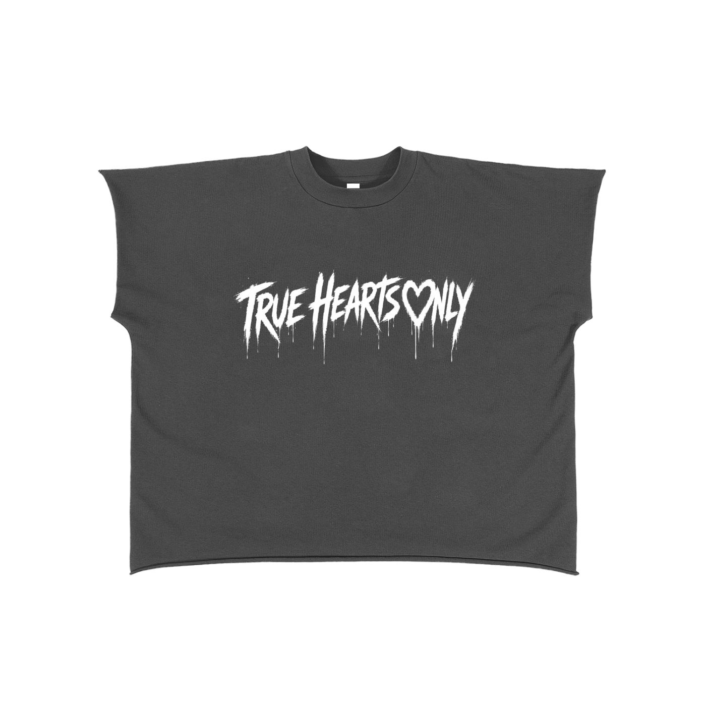 Raw Edge Boxy Non-Shrink T-Shirt
