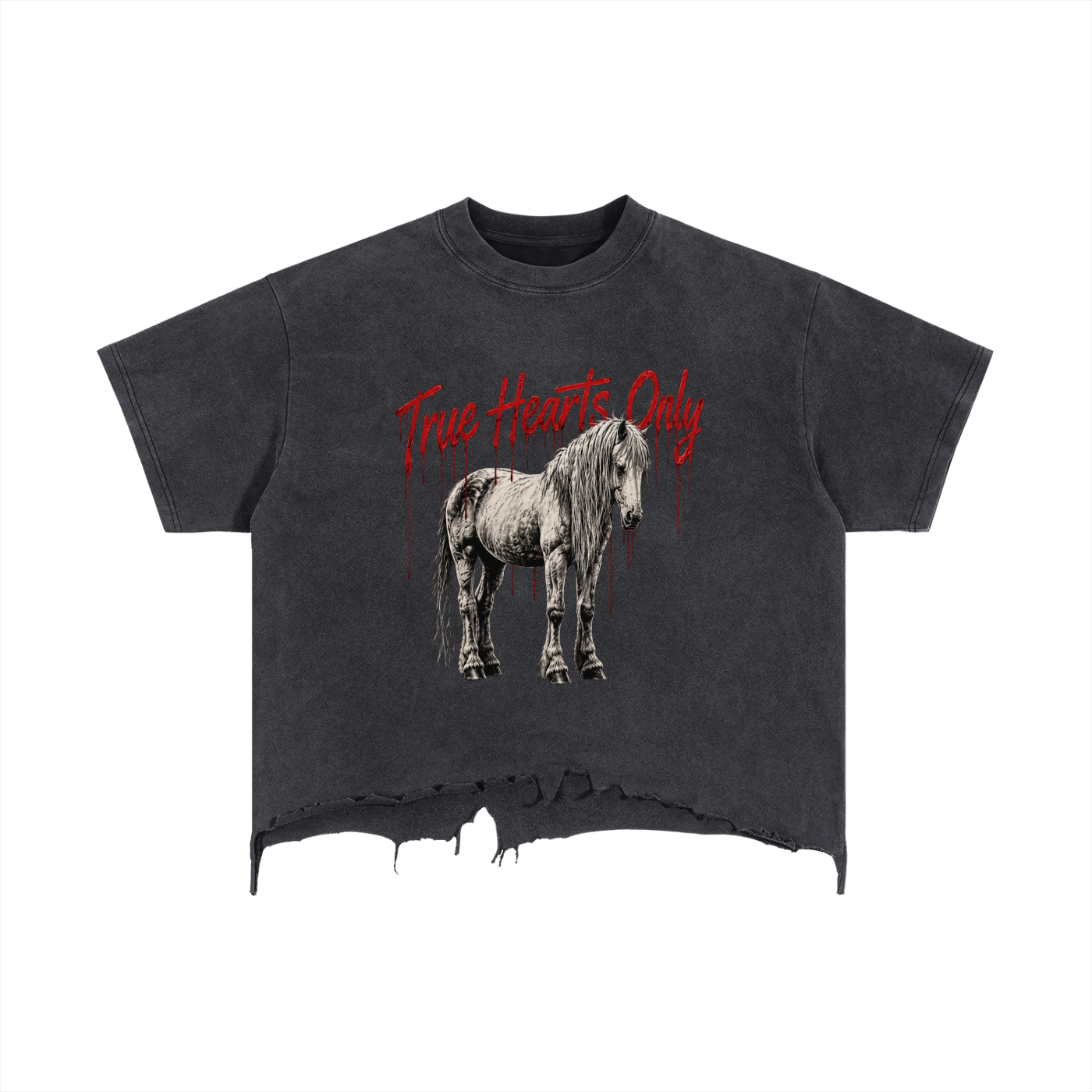 True Hearts Only Vintage Hem T-Shirt