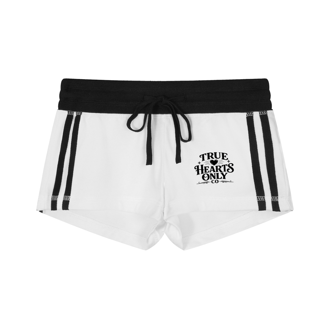 Women's Contrast Stripe Track Shorts