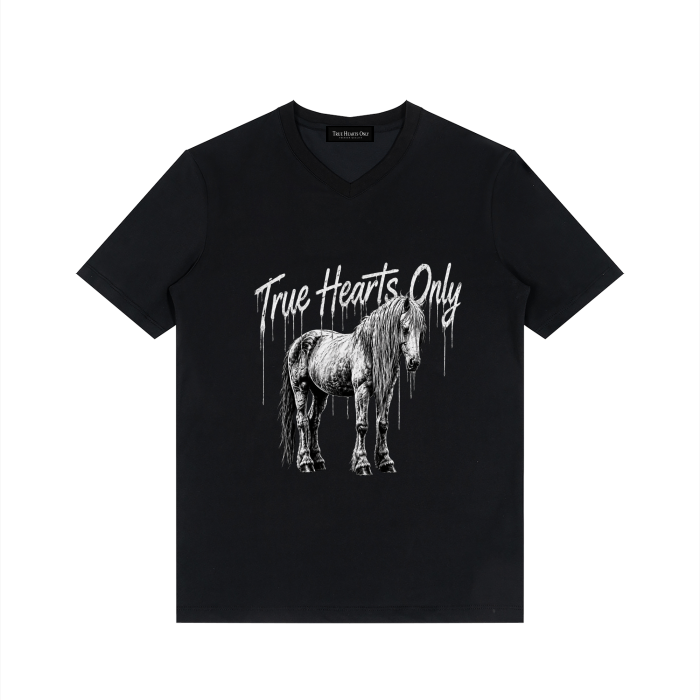True Hearts Only V-Neck T-Shirt