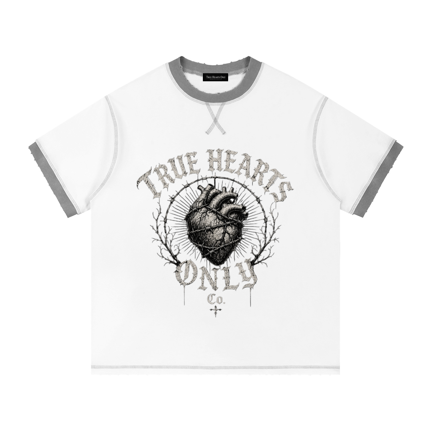 Contrast-Stitched Cotton T-Shirt