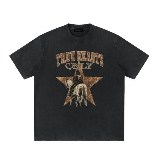 Heavyweight Vintage Washed Frayed T-Shirt