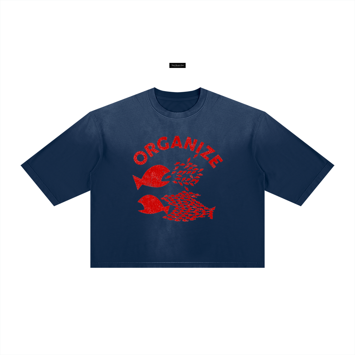 Unisex Vintage Wash Sunfade Boxy T-Shirt