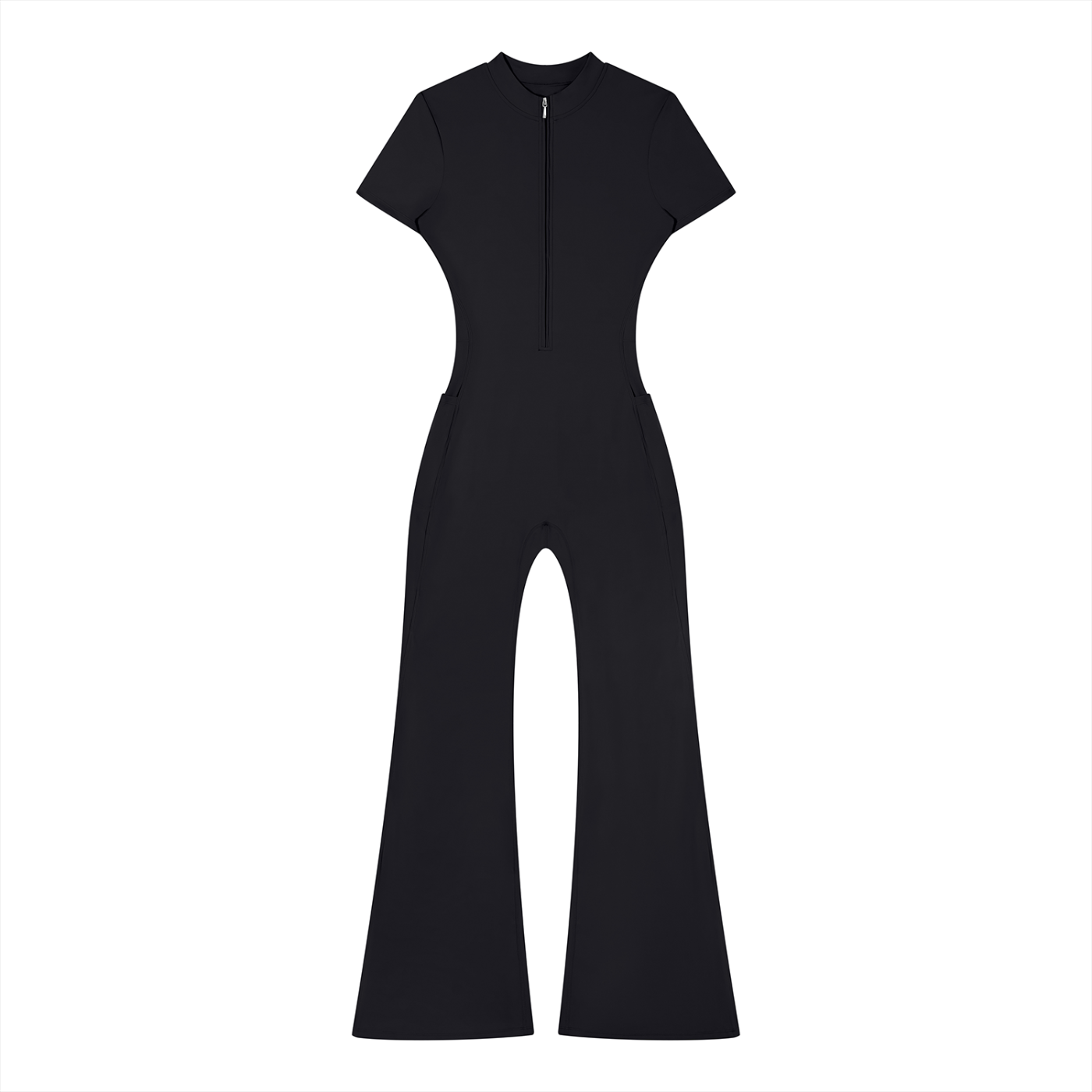 Women’s T.H.O Tight Flared Leg Quarter-Zip Jumpsuit