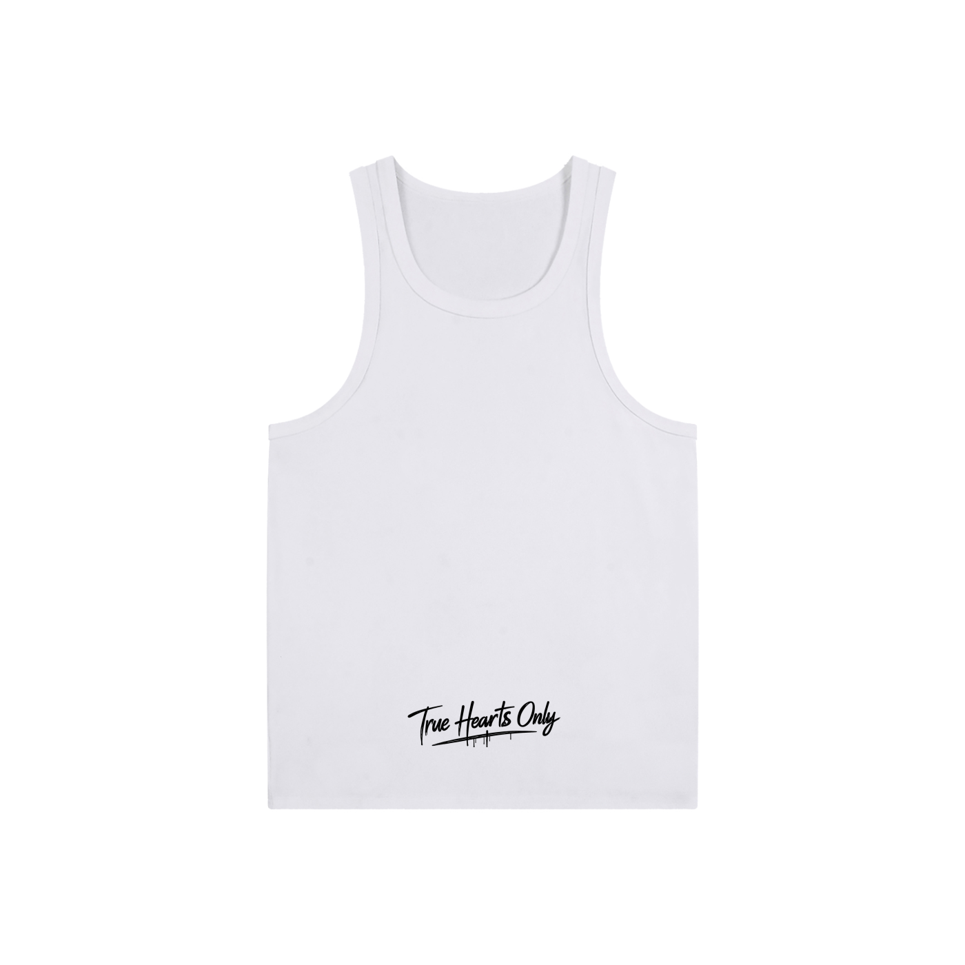 True Hearts Only white Tank