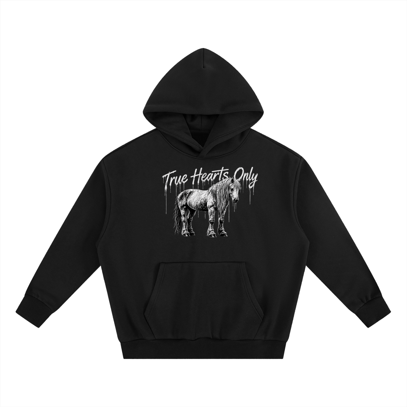 True Hearts Only Boxy Fleece Hoodie