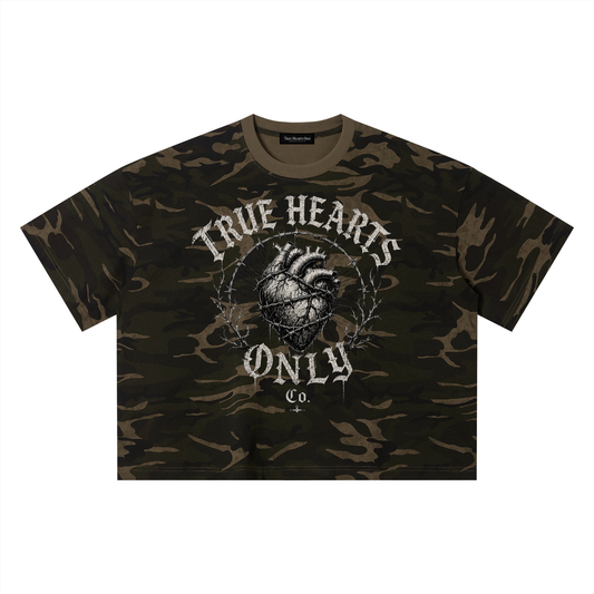 Unisex Camo Boxy T-Shirt