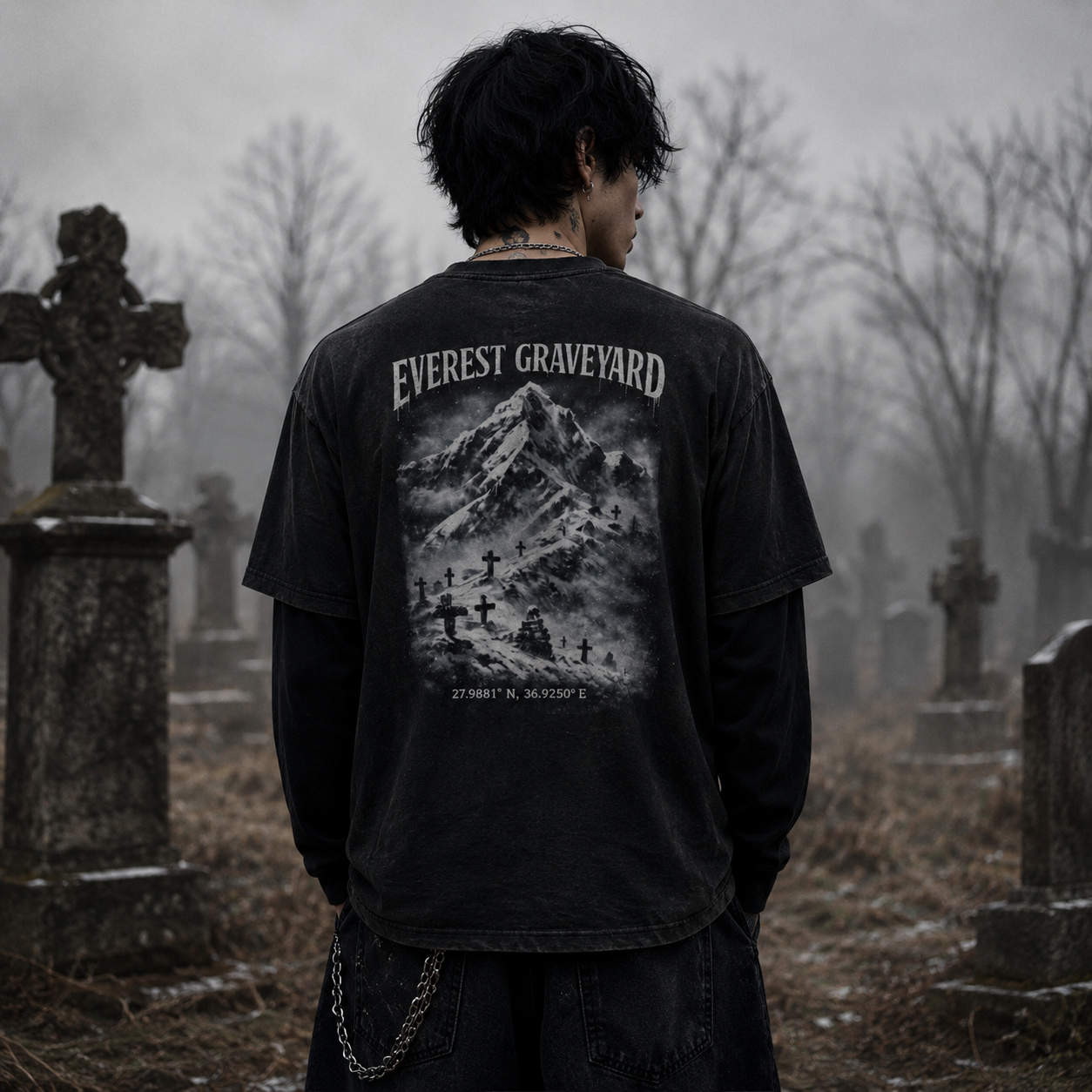 Everest Graveyard-True Hearts Only Two-Piece T-Shirt