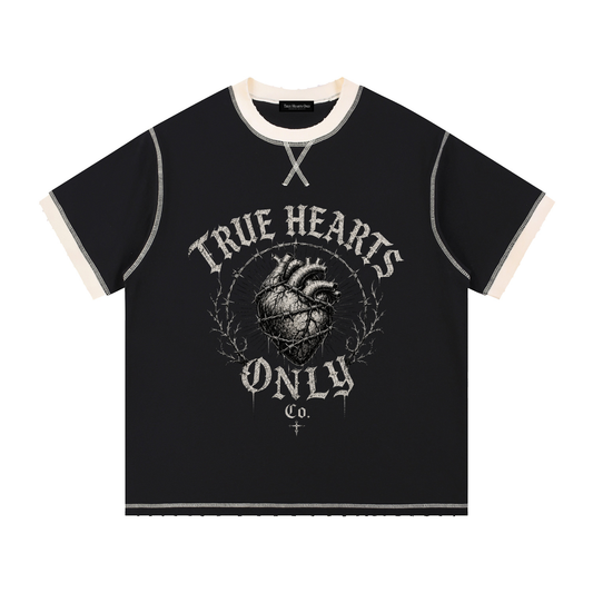 Contrast-Stitched Cotton T-Shirt