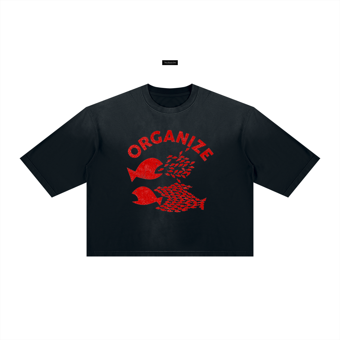 Unisex Vintage Wash Sunfade Boxy T-Shirt