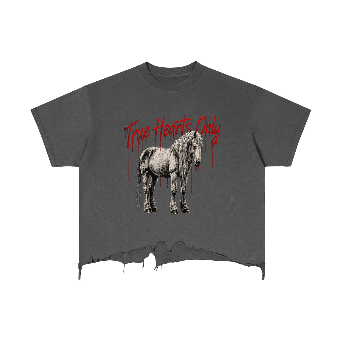 True Hearts Only Vintage Hem T-Shirt